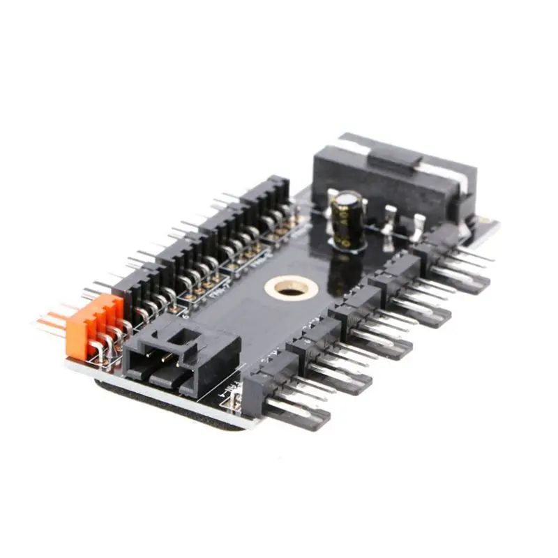 1 шт. IDE/SATA Molex от года до 10 способ PWM охлаждающий вентилятор концентратор 12V 4