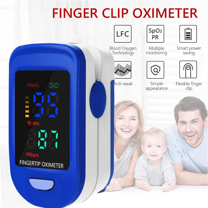 LED SPO2 PR Monitor health Care Medical Household Digital Fingertip pulse Oximeter Blood Oxygen Saturation Meter