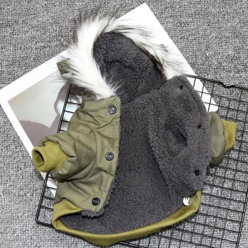 

Dog Clothes Winter Puppy Pet Dog Coat Jacket For Small Medium Dogs Thicken Warm Chihuahua Yorkies Hoodie Pets Clothing
