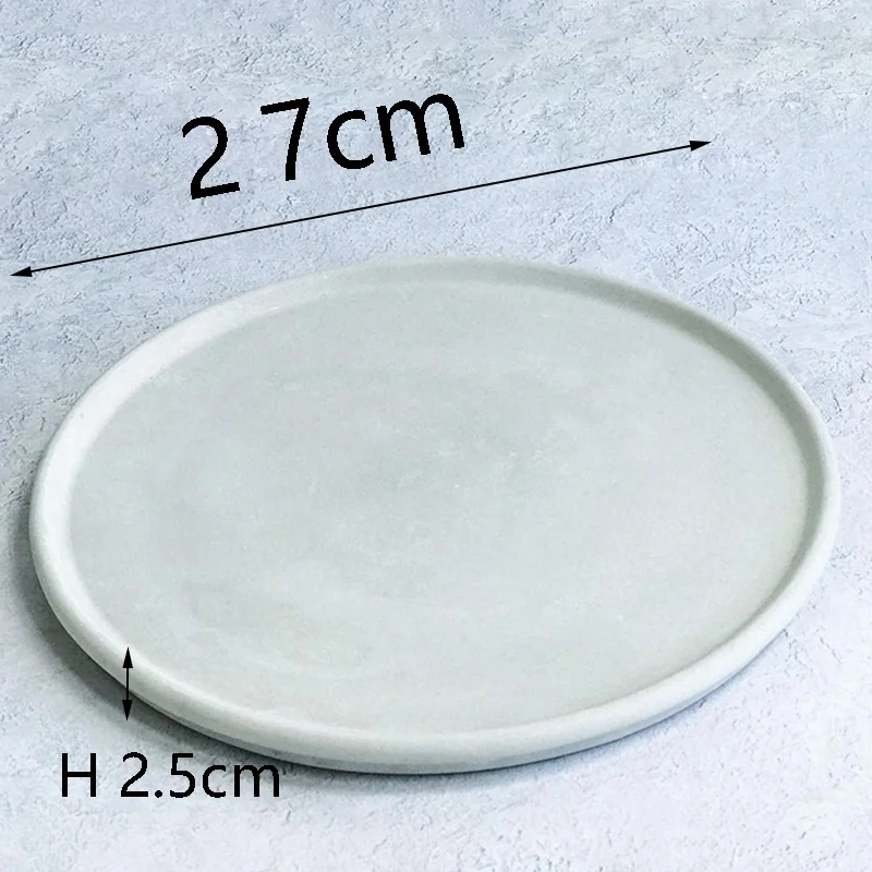 Бетонный лоток плесень с кружевной каймой большой Размеры круглый хранения