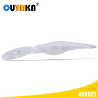 fishing accessories blank unpainted lure isca artificial minnow weights 8 4g abs diy bait kit pesca floating seabass fish leurre