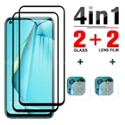 Защитное стекло 4 в 1 для камеры Huawei P40 Lite E P20 Pro P30 Light P 40 30 20 P40Lite e 20Lite 30Lite