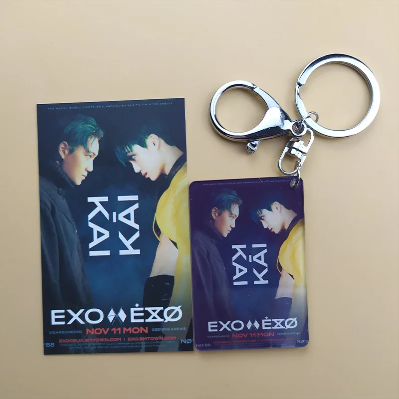 1 шт. Kpop EXO новый альбом челюсти CHANYEOL KAI CHEN BAEKHYUN SEHUN SUHO брелок акриловый Подвеска