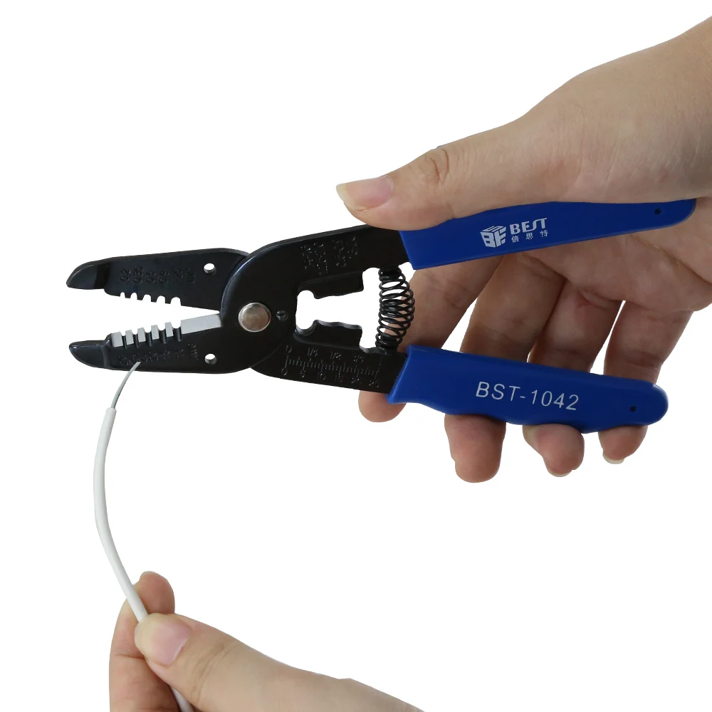 Инструмент для зачистки проводов ручной инструмент обжима кабеля с марганцевыми