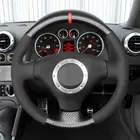 Чехол на руль из углеродного волокна для Audi A2 8Z A3 8L Sportback A4 B6 Avant A6 C5 A8 D2 TT 8N S3 S4 RS 4 RS