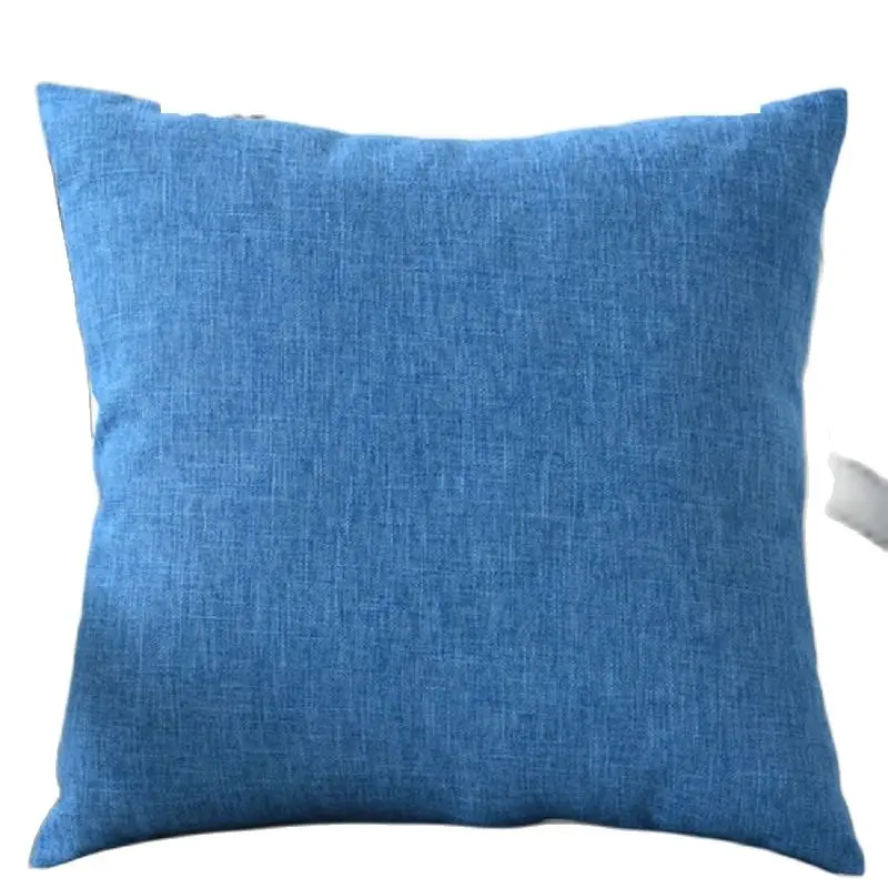 

Linen Large Cushion Cover 60x60cm Pure Color Pillow Sofa Decoration Cushion Gift Home Living Room Chair Pillow Cover