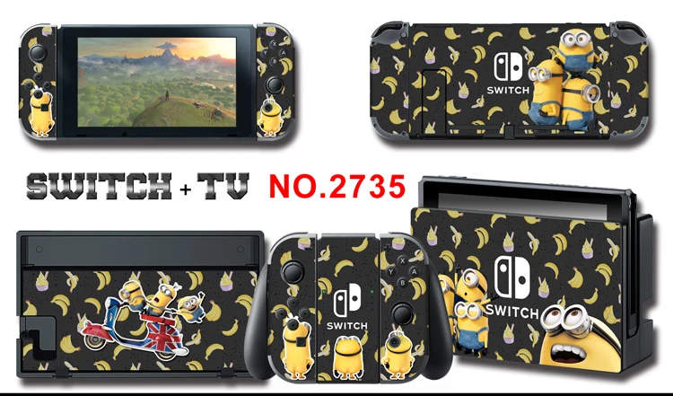 Виниловая Защитная пленка для Nintendo Switch консоль NS с контроллером и подставкой |
