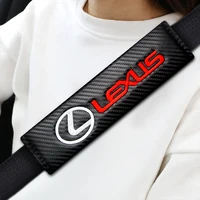 2 pcs car plush safety belt shoulder cover breathable protection seat belt padding pad for lexus rx300 rx330 rx350 is250 lx570