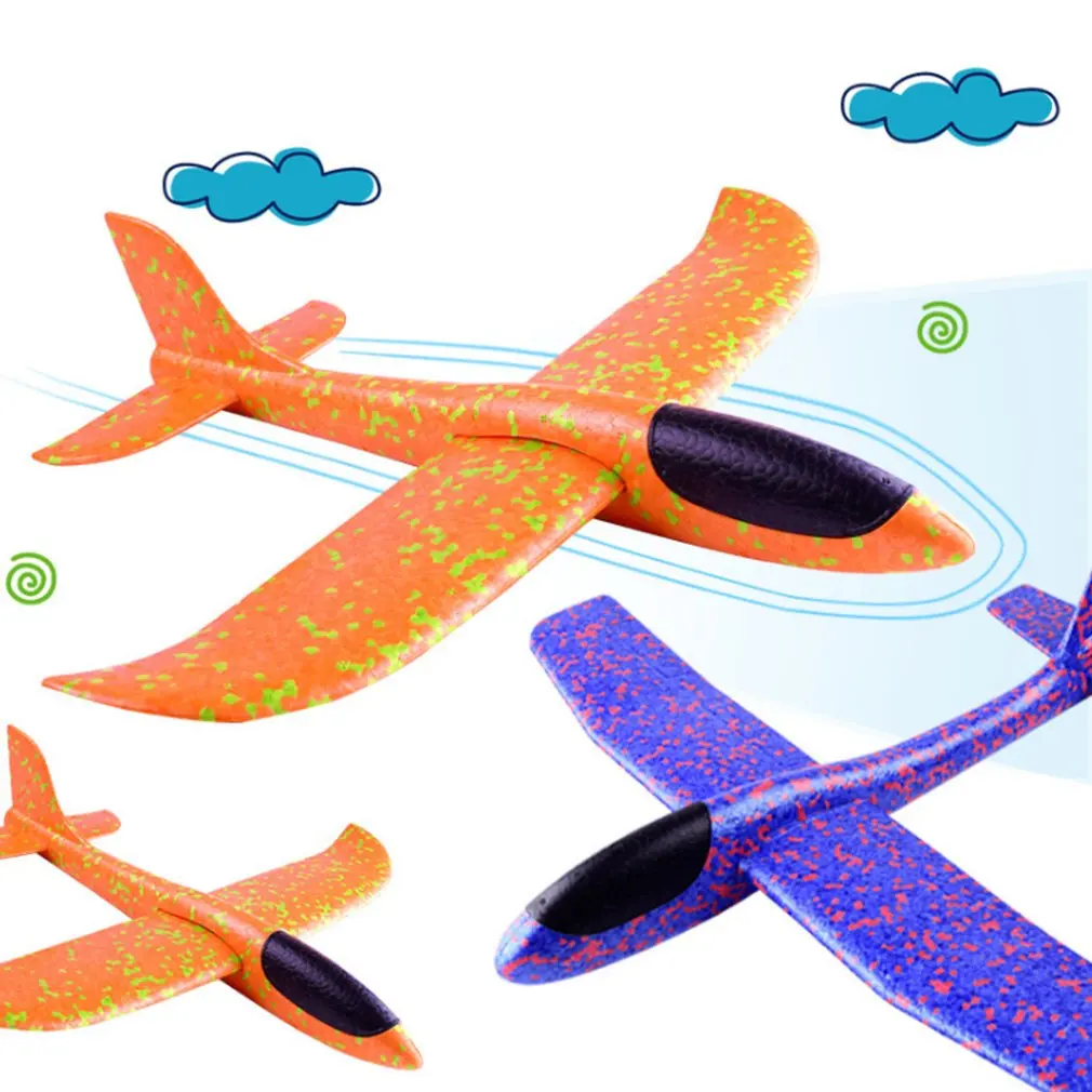 

New Throwing Airplane Foam Glider Model Inertia Aircraft Toy Hand Launch Mini Airplane Outdoor Toys for Children