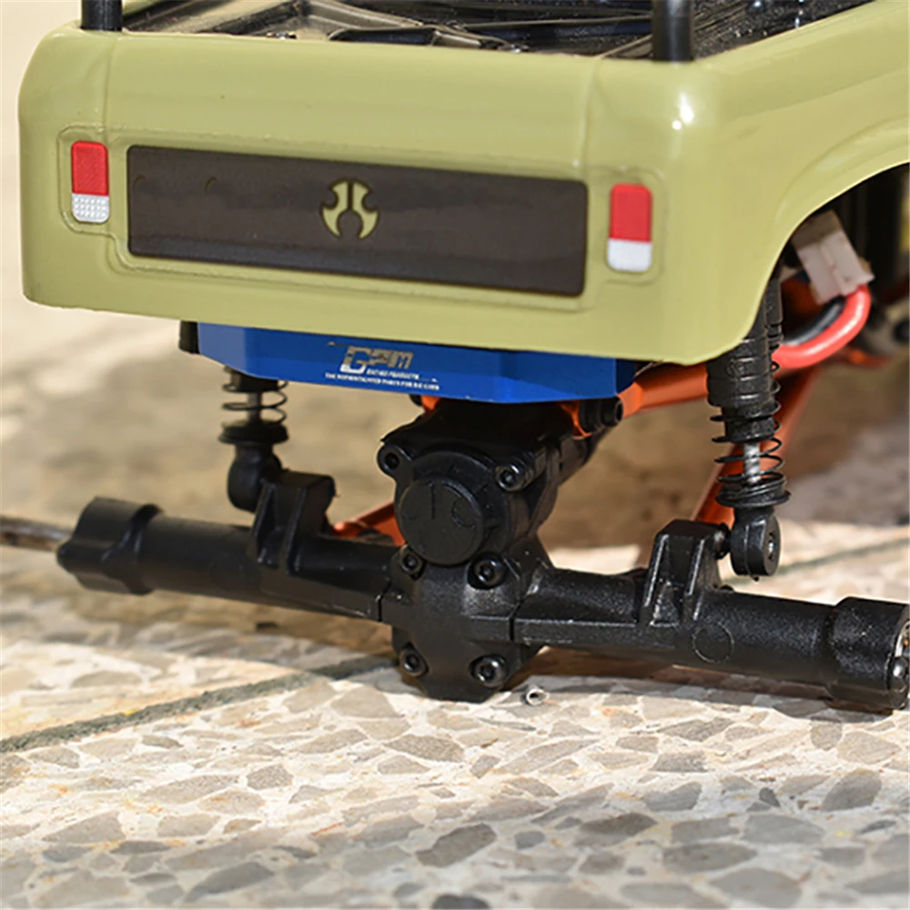 

Aluminum Alloy Rear Bumper & Rear Car Shell Mount Fixing Seat for AXIAL-1/24 4WD SCX24 DEADBOLT-AXI90081(dedicated)