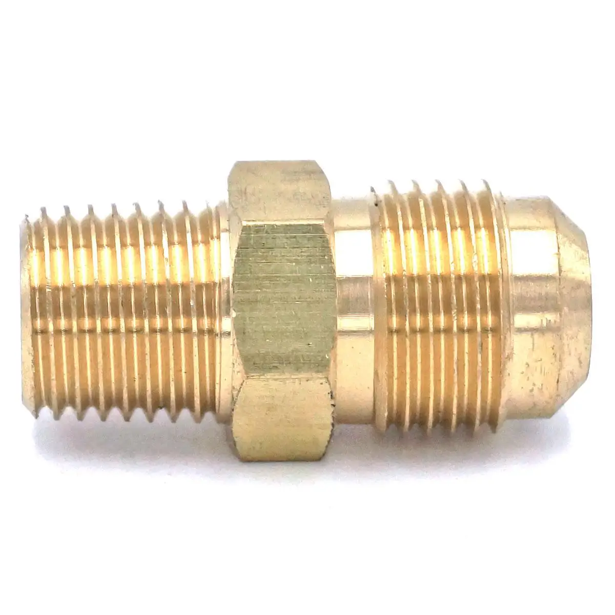 Фитинги для труб с наружным диаметром 3/8-1/4 дюйма наружной резьбой NPT латунные SAE 45