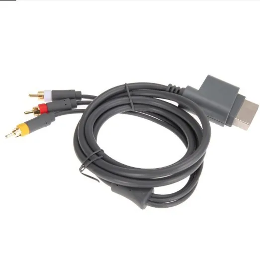 Композитный 3 RCA HD ТВ Аудио AV видео кабель высокой четкости оптический для Xbox360 Xbox