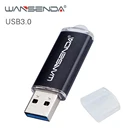 WANSENDA USB 3,0 USB флэш-накопитель металлический флэш-накопитель 256 ГБ 64 ГБ 32 ГБ оперативной памяти, 16 Гб встроенной памяти, 8 Гб флэш-накопитель 128 ГБ USB 3,0 флеш-накопитель флэш диск