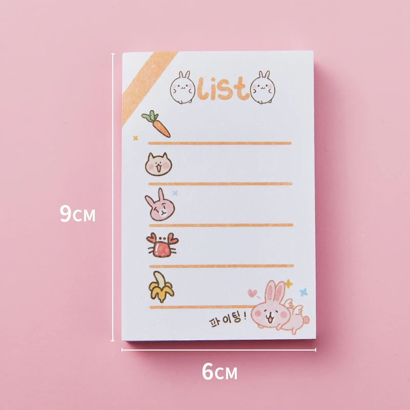 Милый мультяшный блокнот для записей креативные школьные канцелярские товары