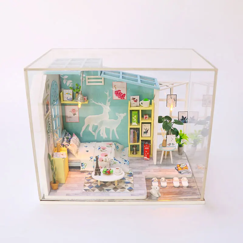 Кукольный домик пылезащитный чехол Миниатюрные аксессуары для мебели модель