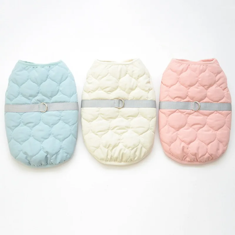 

Зимний хлопковый ветрозащитный жилет для собак, теплый плюшевый пуховик, регулируемая быстросъемная пряжка, одежда для домашних животных