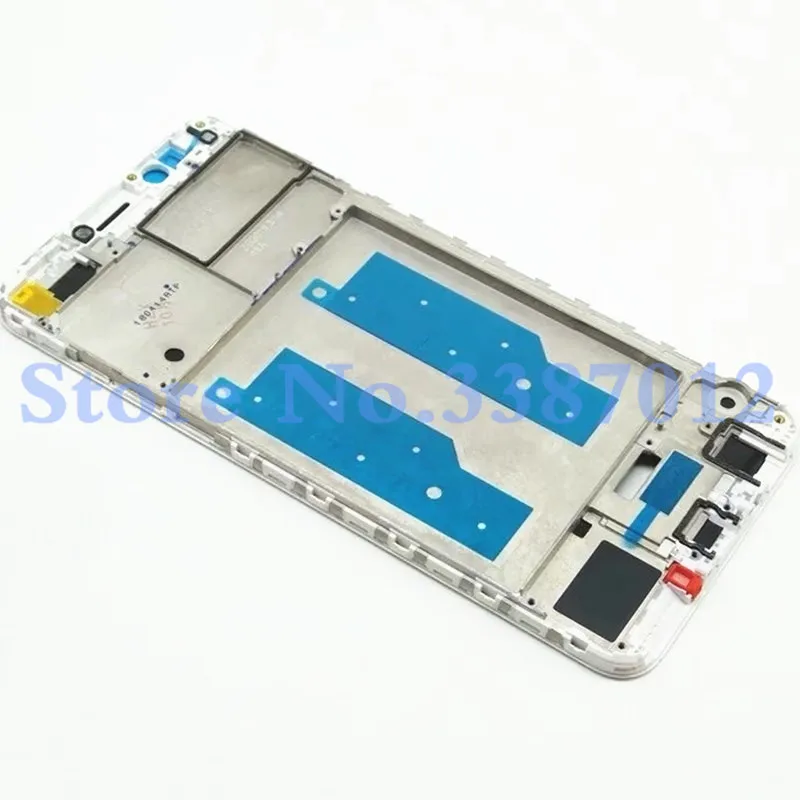 White LCD Frame Для huawei honor 7C LND-AL30/honor 7c pro задняя крышка батарейного отсека Корпус задней части+ объектив камеры+ ЖК передняя панель - Цвет: White LCD Frame