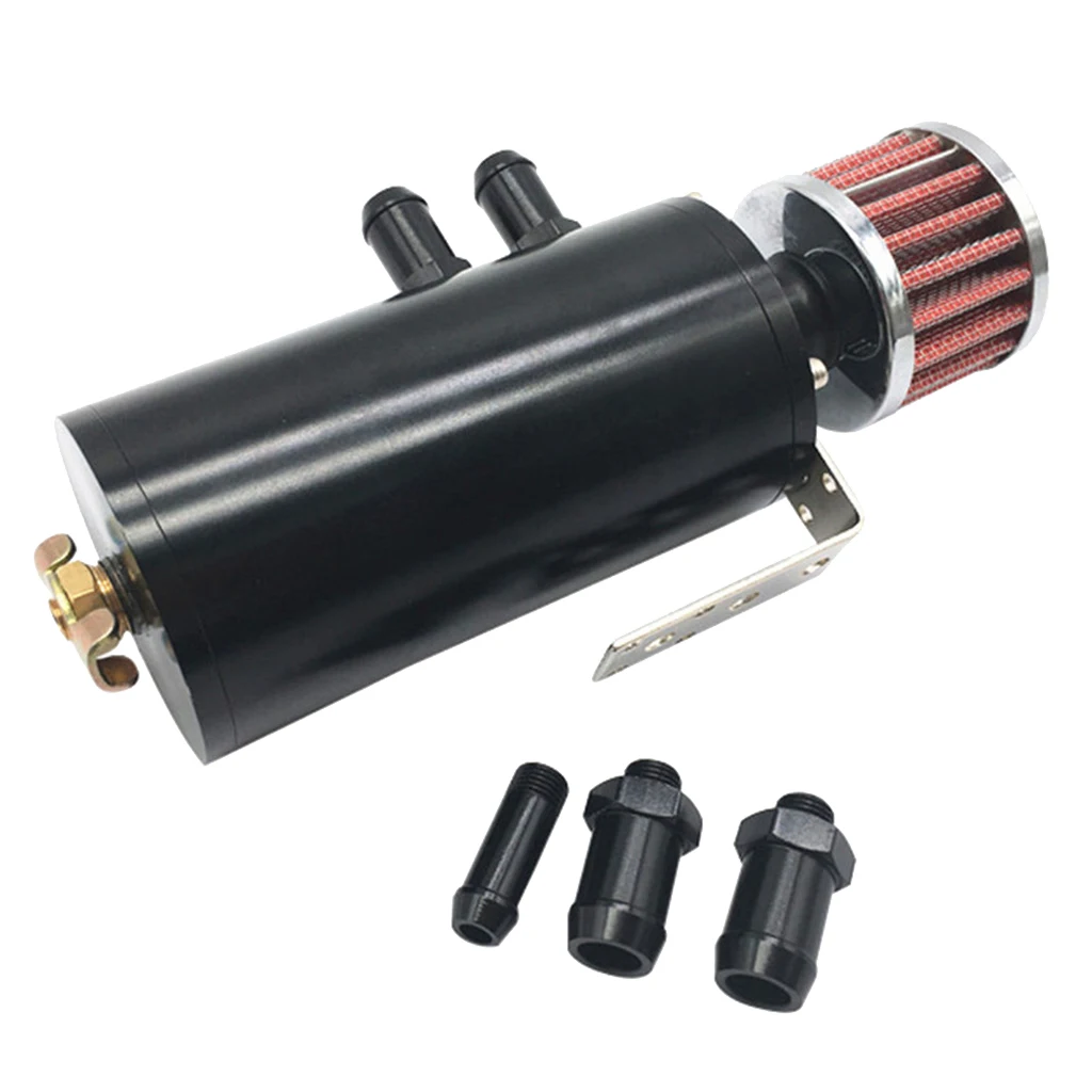 Алюминий 2 Порты и разъёмы маслоуловитель резервуар W/вентиляционный фильтр |