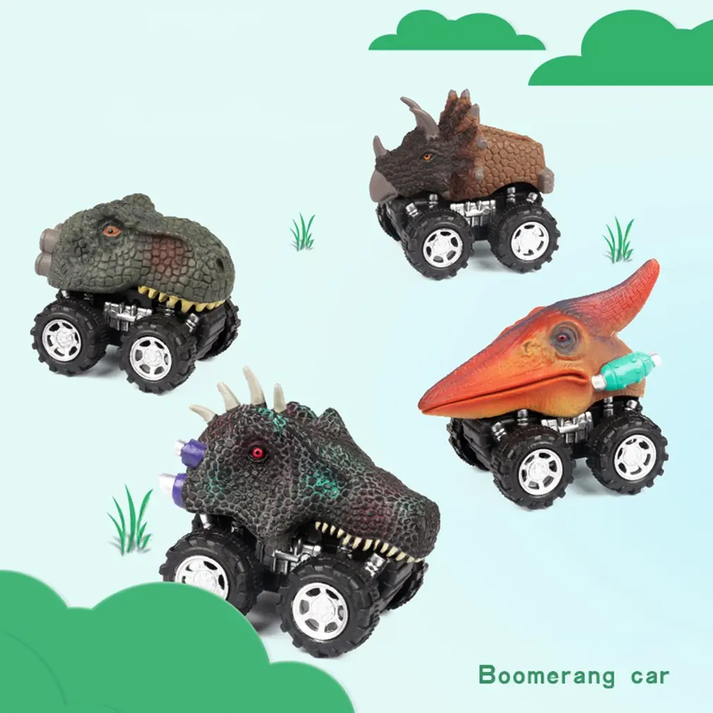 

Dinosaur Car Toy Simulation Dinosaur Pull Back Car 35301 Triceratops Car Toys Lovely Children Educational Toys
