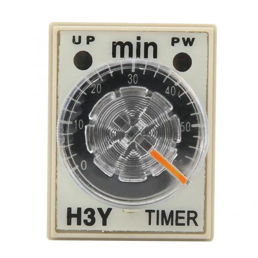 H3Y-2 таймер задержки 8-контактное Реле времени 0-60 минут циферблат типа 5A для