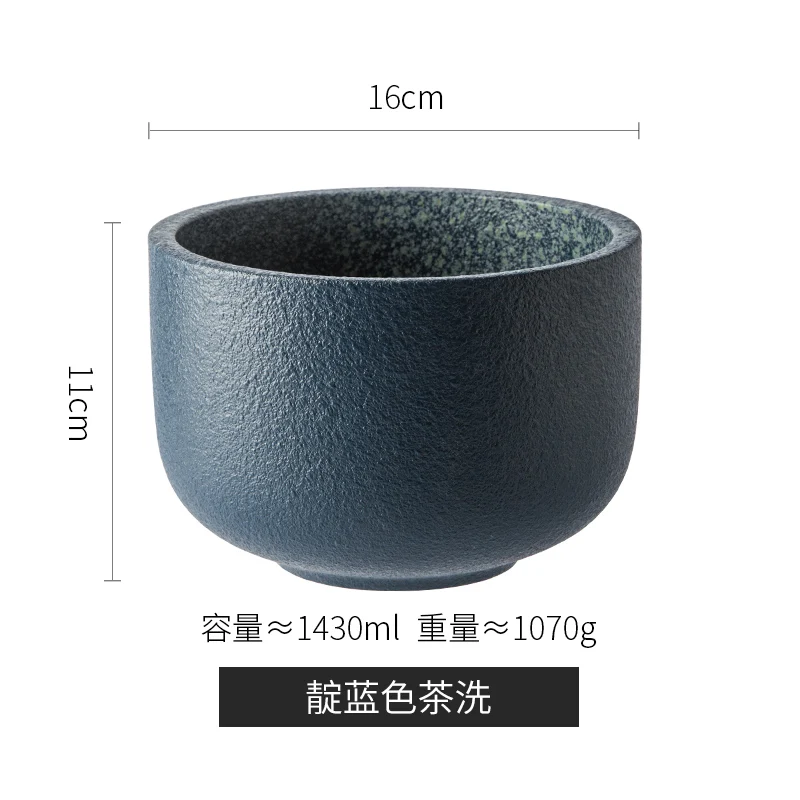 

Large Ceramic Tea Wash Cup Bowl Flower Pot Ceremony Kung Fu Tea Set Accessories Ceremonia Del Te Household Products DH50CX