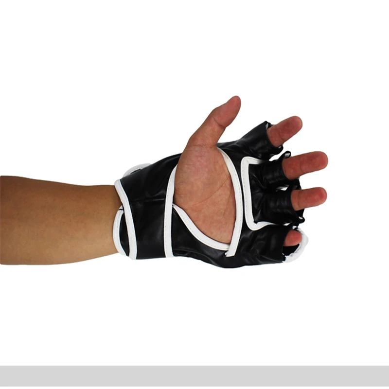 Перчатки для ММА мужские перчатки боевых искусств черная боксерская сумка