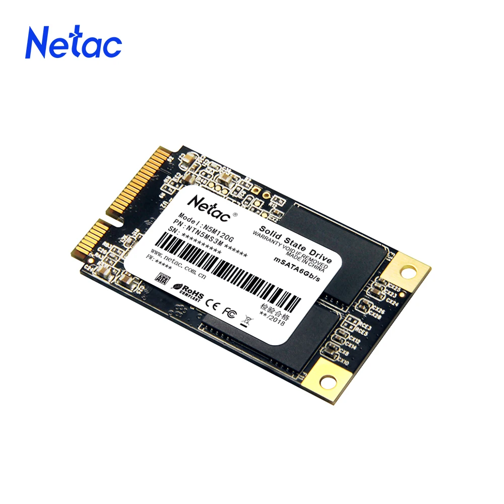 SSD-накопитель Netac для сервера ноутбука Mini SATA SSD-диск на 120 ГБ 240 480 | Компьютеры и офис