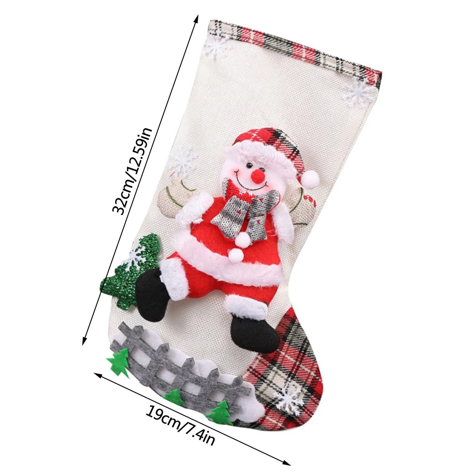 Рождественские яркие сумки украшения подвеска на рождественскую елку камин