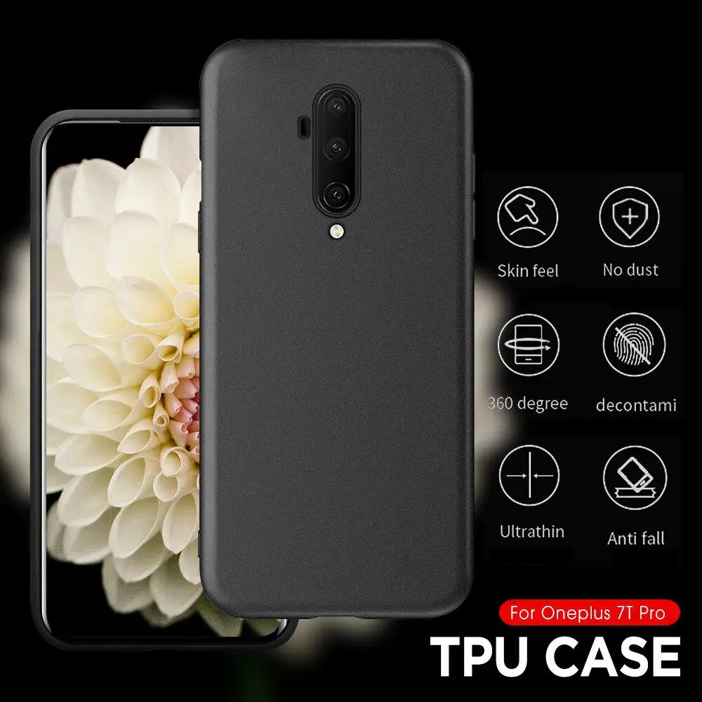 Матовая силиконовая задняя крышка телефона из ТПУ чехлы для One Plus 7 8 Pro 6 6T 5 5T 6t T