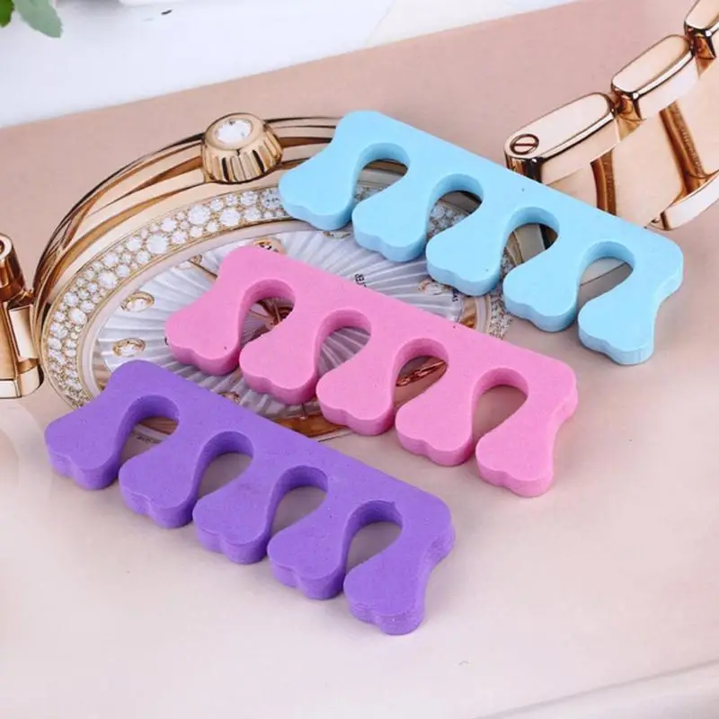 

Color Random Nail Tool Sponge-toe Device Finger-pointing Device Peach Chuck Fingers Toe Splitter Toe Center A5U2