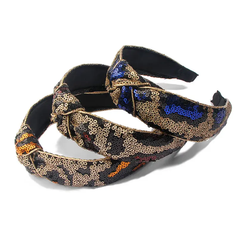 JJFOUCS Новинка Женский ободок для волос соломенный Плетеный богемный широкий