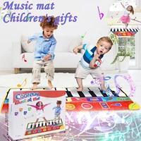 baby piano musical mats electronic music dance mat animal keyboard play mat carpet blanket kids boys girls educational toys a20