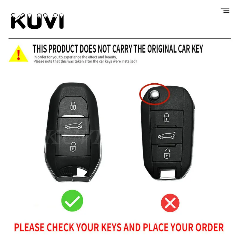 Кожаный ТПУ чехол для автомобильного ключа дистанционного управления Peugeot 208 308 408