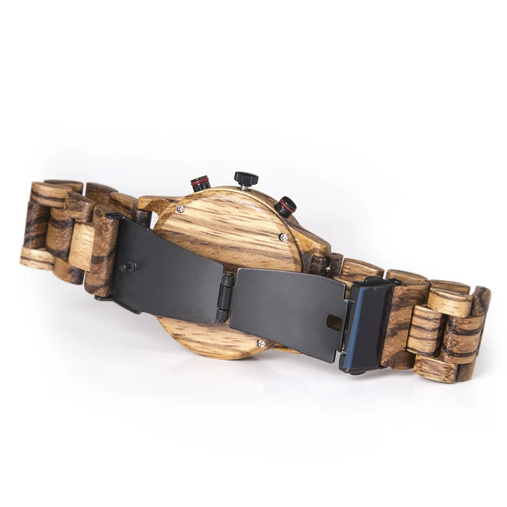 

REDEAR 2021 wooden watch men's luxury men's sports calendar quartz watch stopwatch fashion men's watch