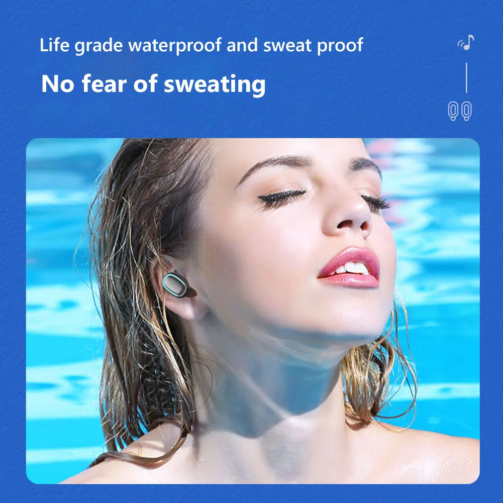 Оригинальные беспроводные наушники Bluetooth-совместимые с 5 0 Mini HiFi гарнитура басами