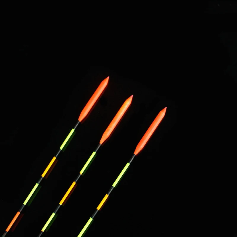 3 шт./компл. поплавок для рыбалки хвостовый Флуоресцентный светильник ловли карпа