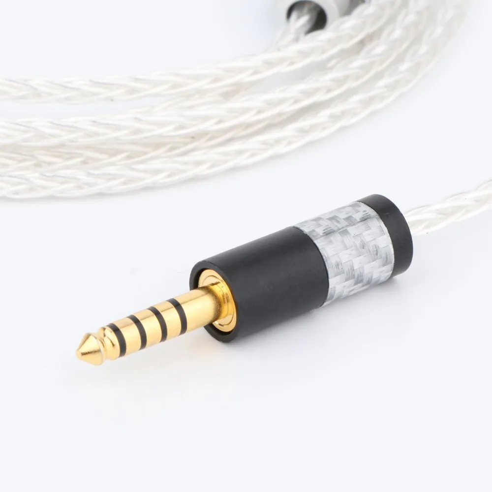 Hi-Fi 8 ядер с покрытием из чистого серебра 4 мм 3 5 на 2rca разъем aux аудиокабель для