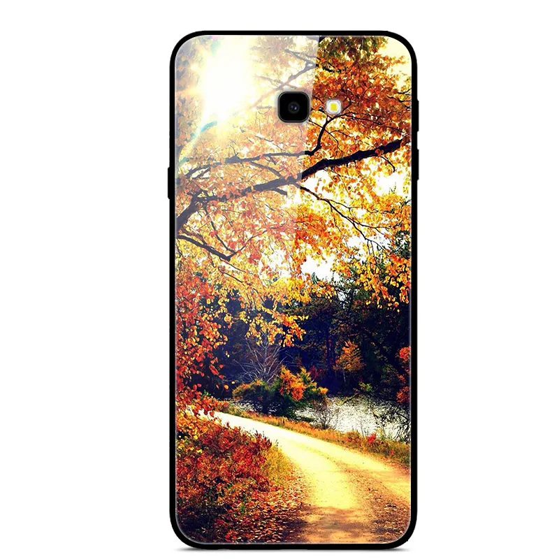 32 Для samsung J4 Plus чехол закаленное стекло твердая задняя крышка для samsung Galaxy J4 Plus чехол J 4 Plus A20E A2 Core Note 10 Plus - Цвет: 32