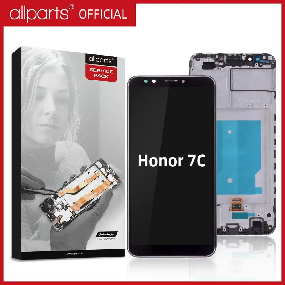 Дисплей для Huawei Honor 7C Pro LCD в сборе с тачскрином на рамке Оригинал 5.99''