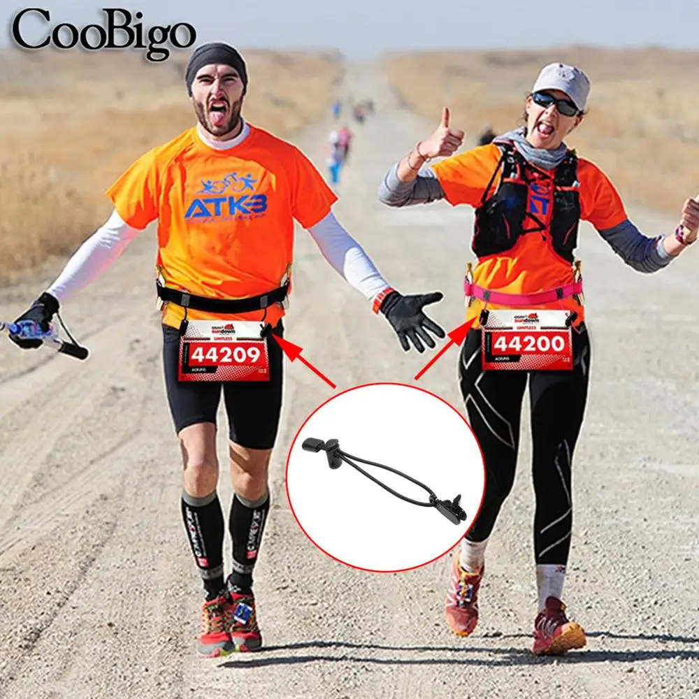 10 шт. фиксирующие зажимы для гоночного нагрудника крепежные держатель с петлей