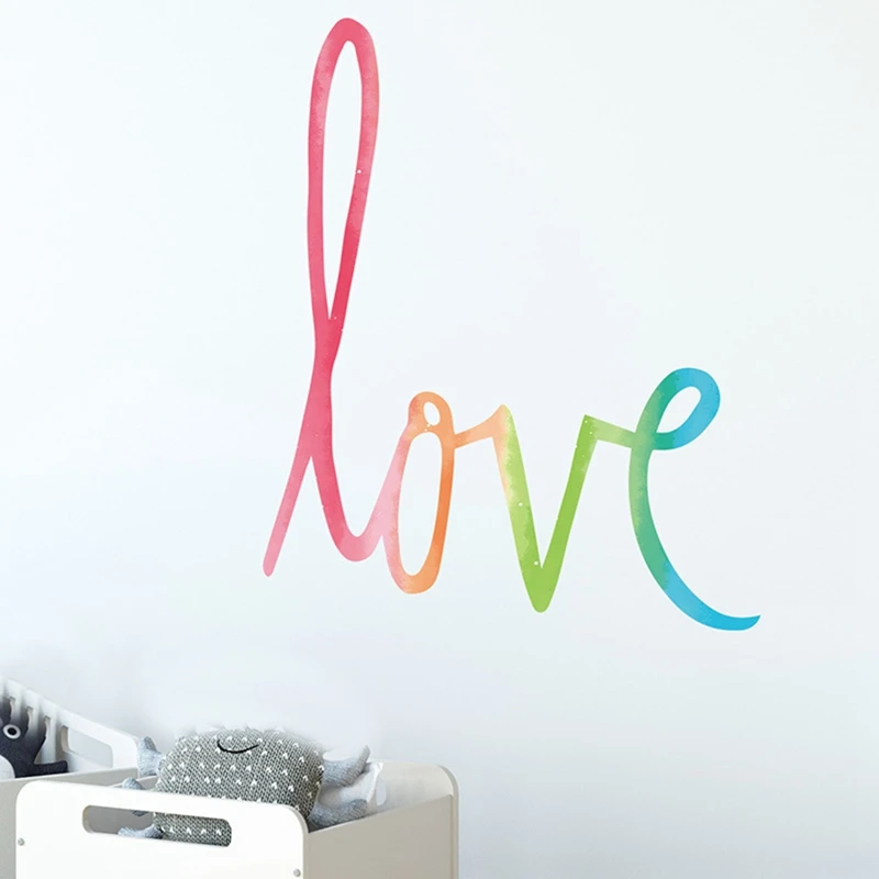 DIY волна точка Английский алфавит настенные наклейки для детского сада Детская