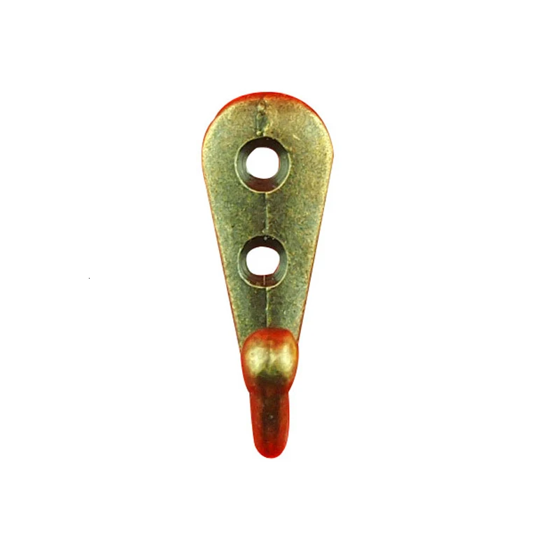 10 шт одиночный крюк классический мини размер настенная Ретро вешалка для одежды