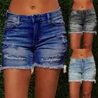 Размера плюс 5XL 2021 Модные женские летние джинсовые шорты с высокой талией Короткие новый стиль, пуш-ап, обтягивающие брюки для детей с джинсовыми карманами, шорты