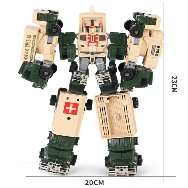 Трансформер 5 в 1 военный автомобиль игрушки Bruticus фигурка | Игрушки и хобби