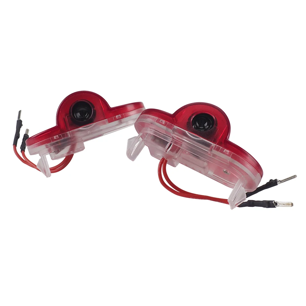 2 шт. Светодиодные Автомобильные дверные фары с логотипом для VW Golf Caddy Lavida Touran Bora