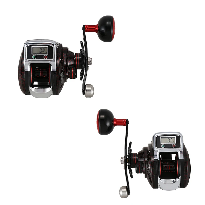 

Lie Yu Wang Ls3000 Digital Counting Wheel Bait Casting Reel Rate Ratio 6.3:1 14+1Bb Max Drag 5Kg Large Thg Red Fishing Spoo