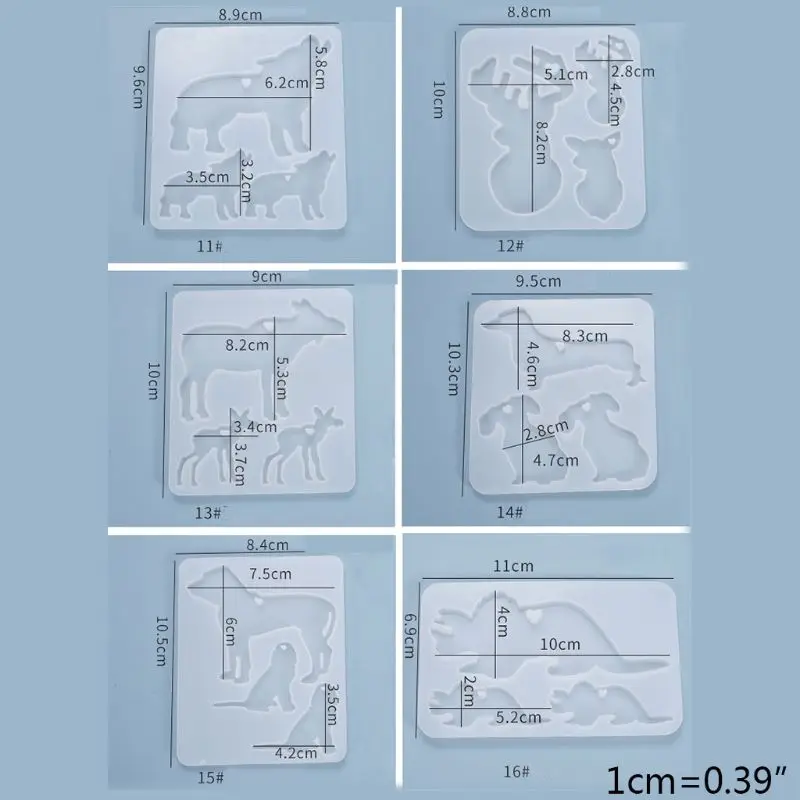 

2021 New Resin Crystal Epoxy Mold Decoration Pendant Keychain Casting Silicone Mould DIY