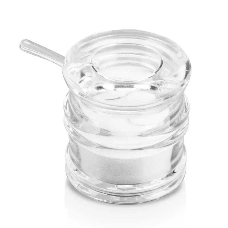 Кухонные сахарные горшки прозрачная акриловая специя Солонка и перечница с