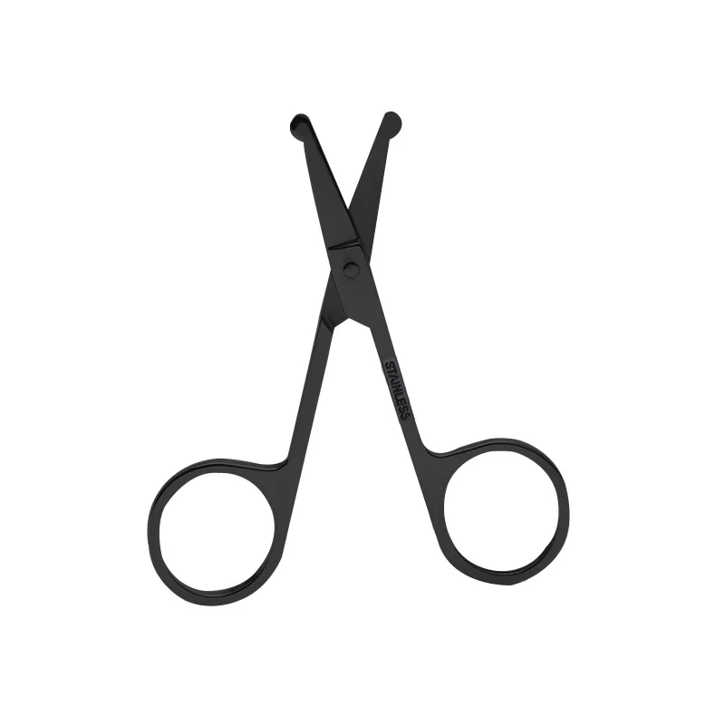 Ножницы многофункциональные с круглым носом безопасный триммер для волос бровей