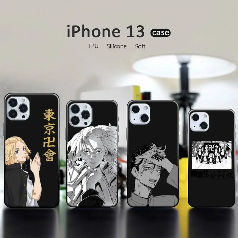 

Tokyo Revengers manjiro sano Phone Case for iphone 13 12 11 pro mini XS max 6 6s 7 8 plus X XR soft TPU coque shell funda